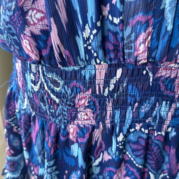 Ramy Brook Lola Printed Ruffle Dress, size X-Small, $445 - Picture 8 of 10